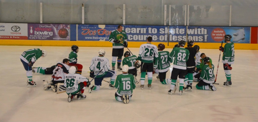 Clovers Training in Belfast.